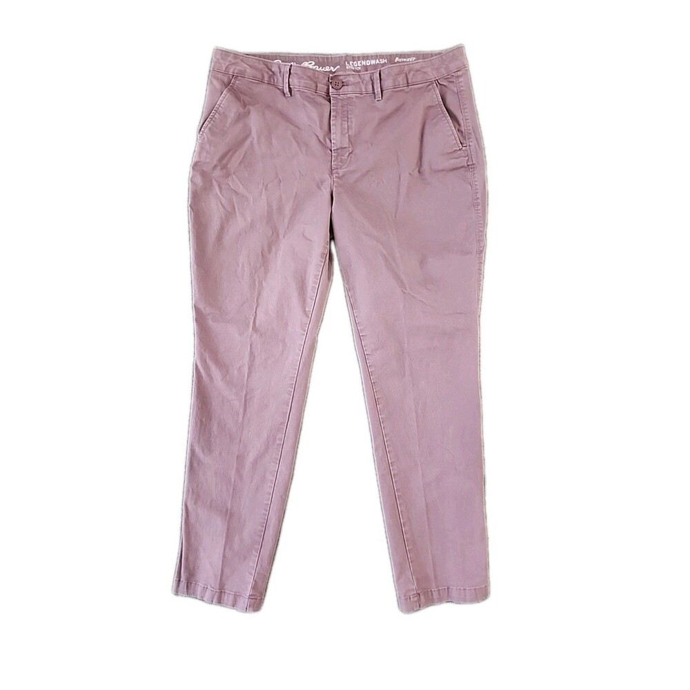 Eddie Bauer Pants Women's Size 14 Boyfriend Slim Legendwash Stretch Mid Rise
